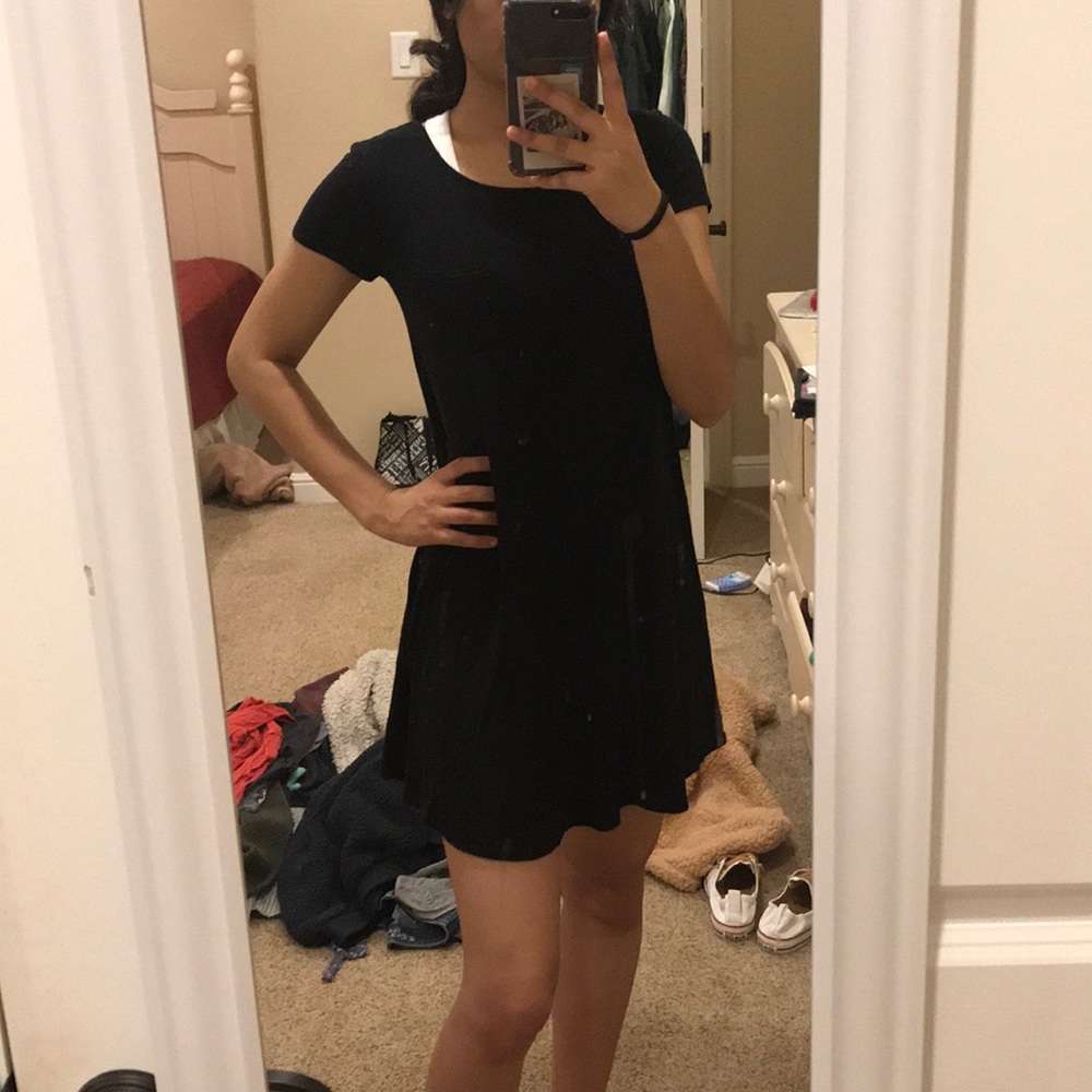 Black Mossimo T-Shirt Dress Sz XS
